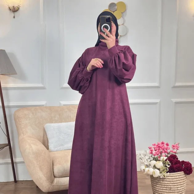 Robe hijab évasé