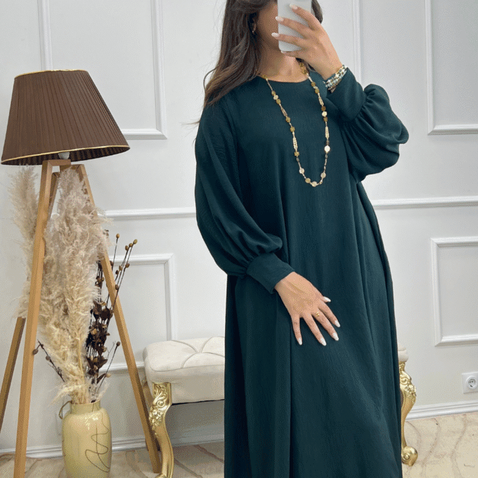 ⁦Hijab crêpe froissé⁩ - الصورة ⁦6⁩