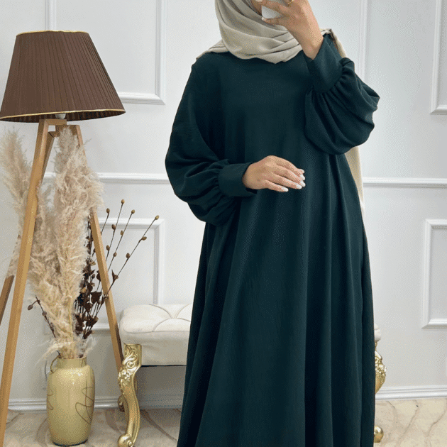 Hijab crêpe froissé