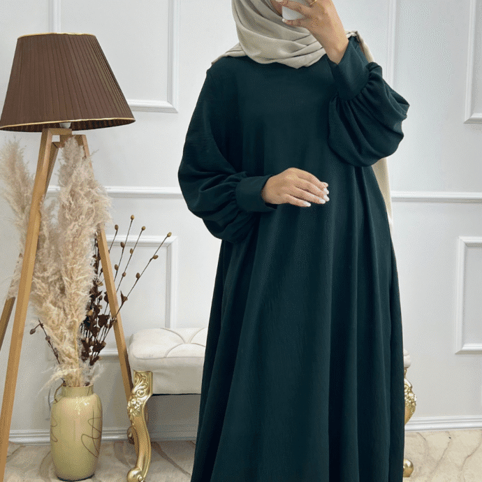 Hijab crêpe froissé